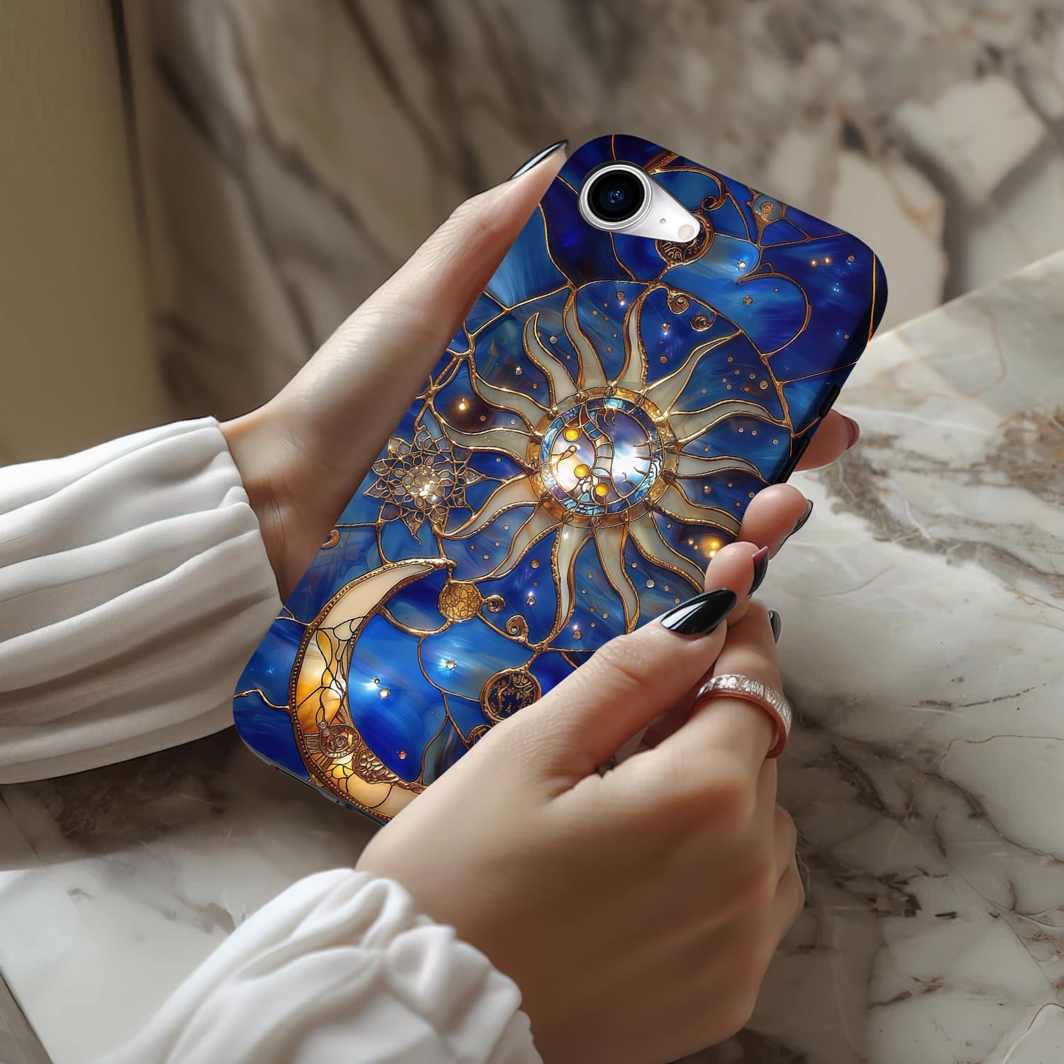 LUMARKE for iPhone 16e Case Cute,Aesthetic Floral,Wireless Charging image 2