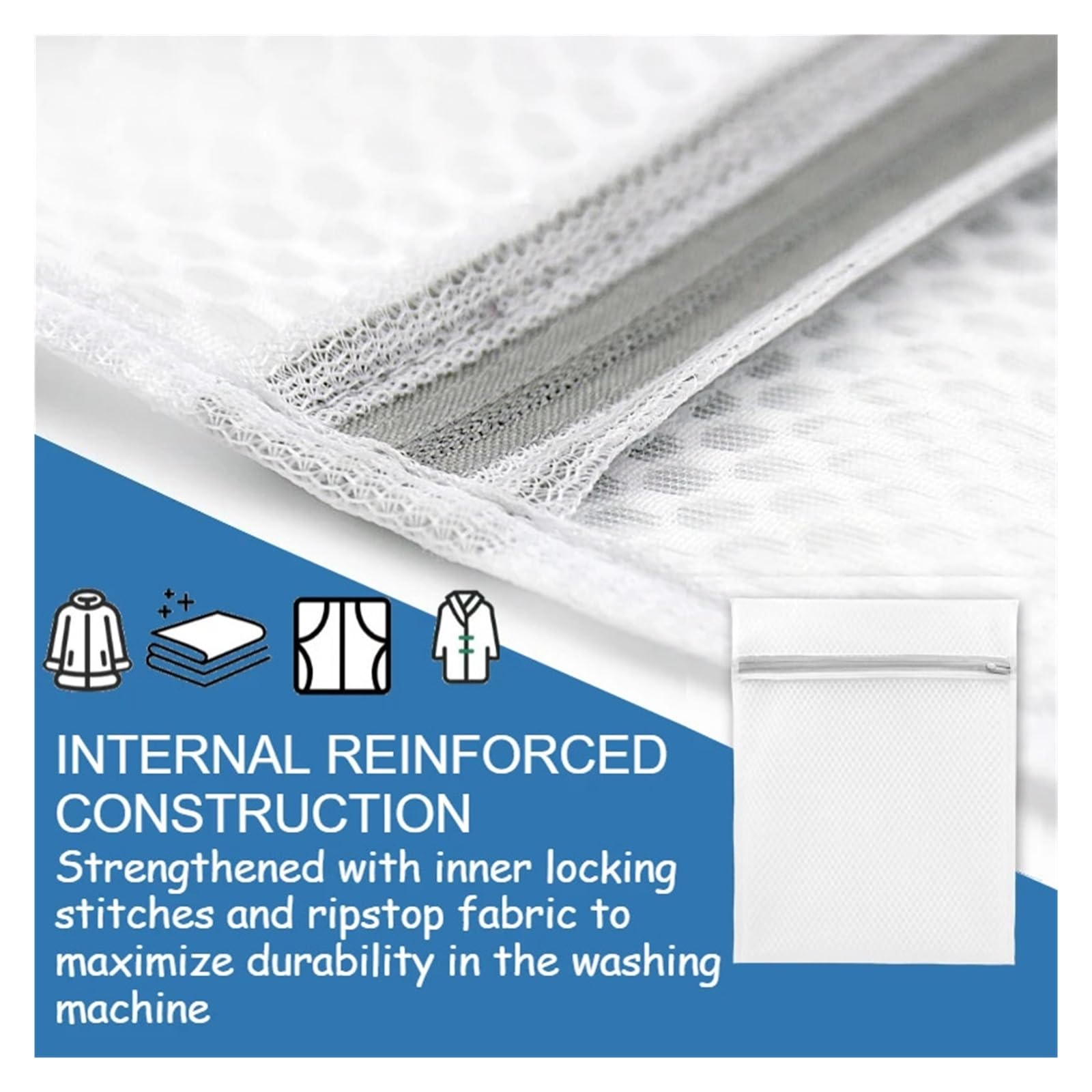 10Pcs Mesh Laundry Bags Honeycomb Organizer Reusable Washing Machines Bag Bra Für Kleidung(40X50cm)