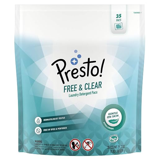 Presto Single Dose Laundry HE Free & Clear 35ct