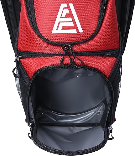 Vista 7 de ASK ECHO T-Lock – Bolsa de carrito de golf con organizador de 14 divisiones en la parte superior, bolsa de carrito de golf premium con asas y funda