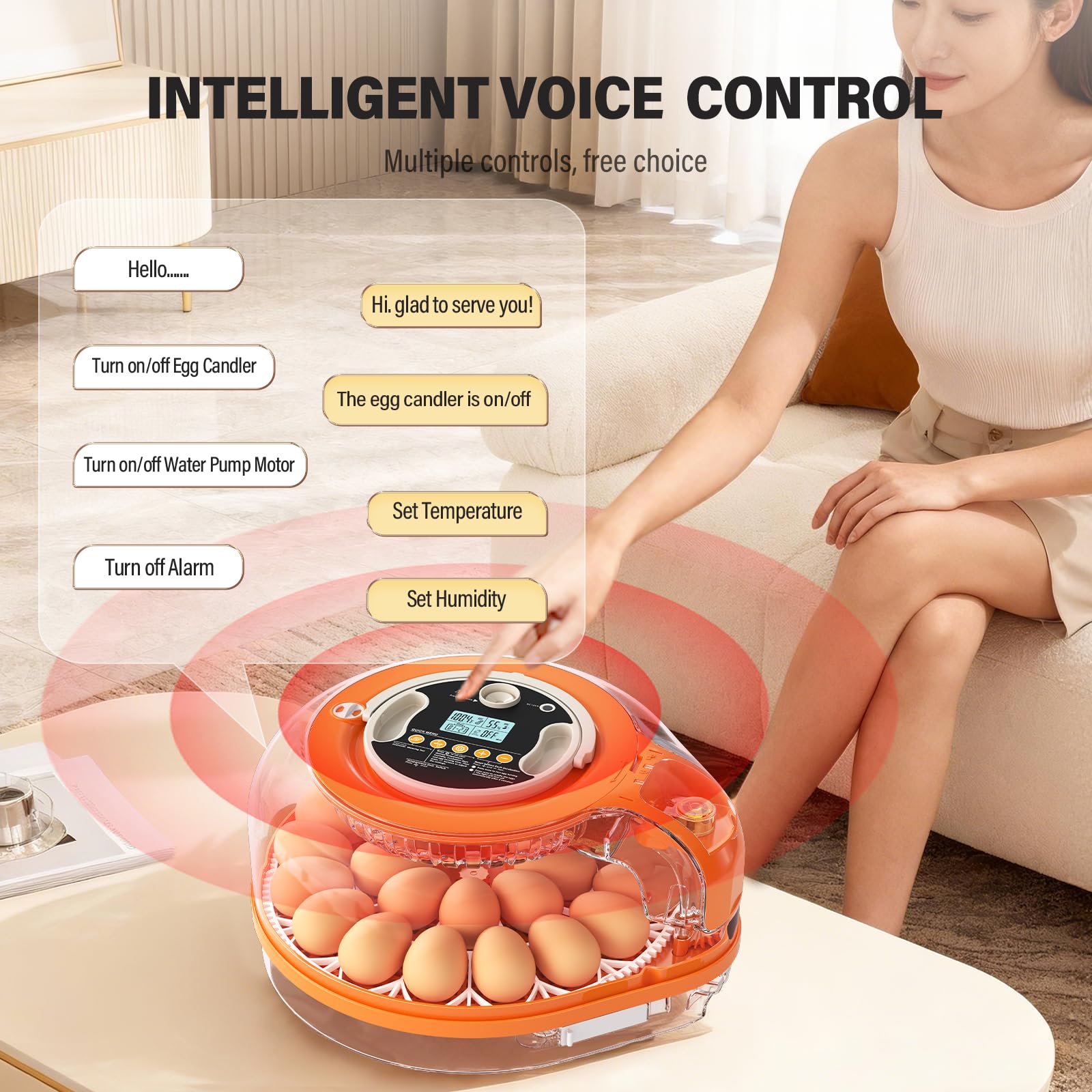 Amazon.co.jp: QVKHPCL Incubators for Hatching Eggs 26 : Industrial