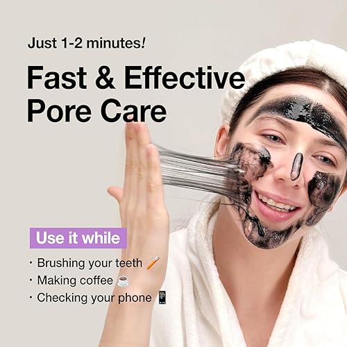 Miniatura 6 de coxir TXA MUCIN - Máscara de poros todo en 1, tratamiento de lavado con textura de gelato, máscara de ampolla a espuma, carbón, caracol, TXA,