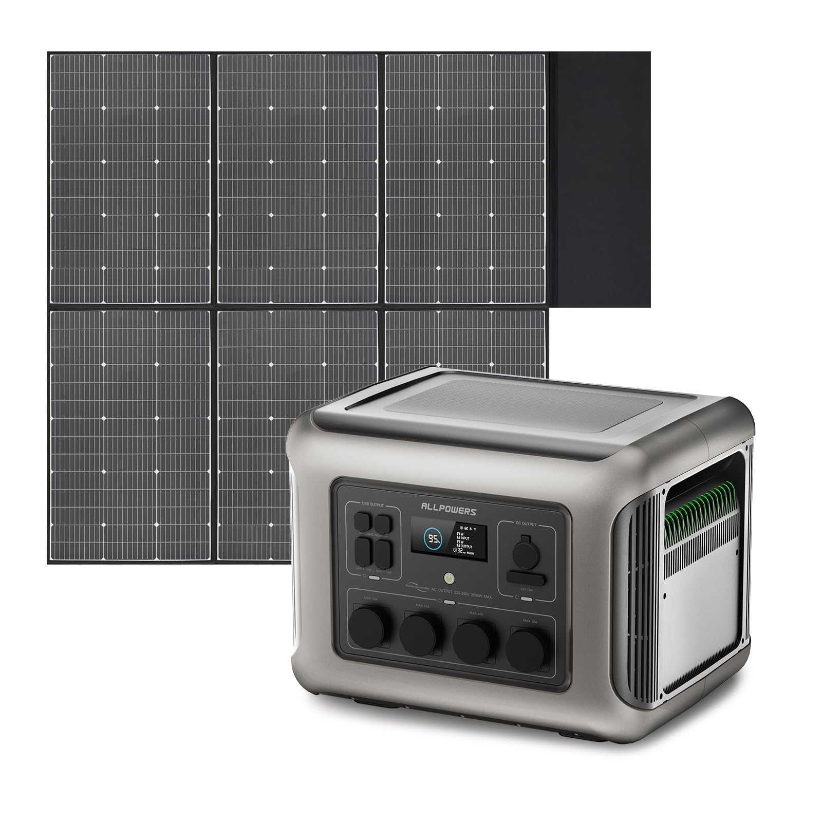 ALLPOWERS R2500 V2 Station électrique portable panneau monocristallin