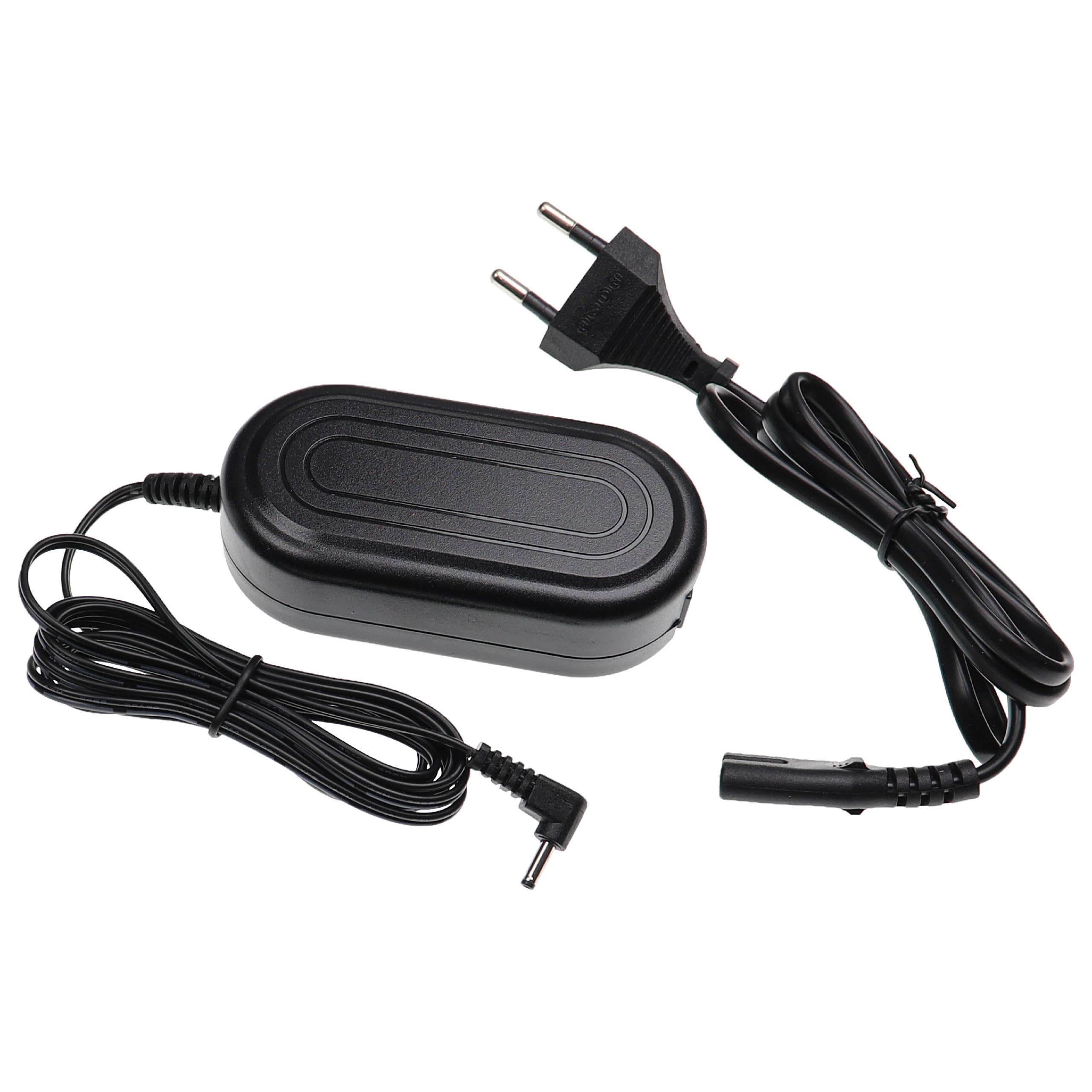 vhbw Zasilacz zastępczy do Canon CA-PS700 do aparatu, aparatu cyfrowego, DSLR - kabel sieciowy, 2 m