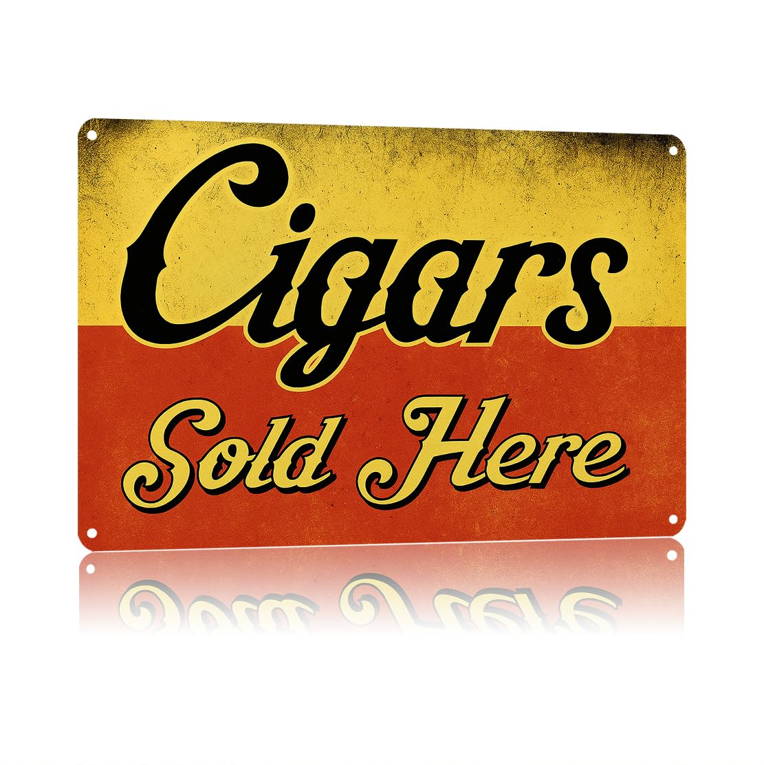 KWQDOZF Funny Metal Signs Posters CIGARS Sold Here Sign Wall Art for Yard Outdoor Lawn Garden Home Decor 8X12inch