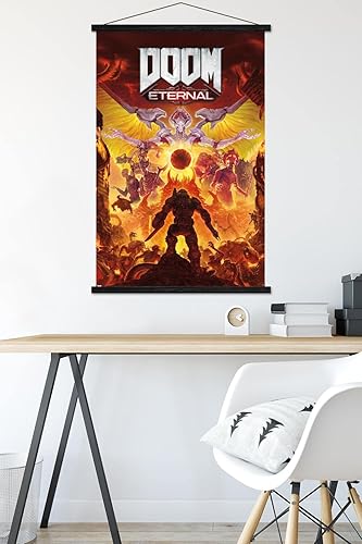 Miniatura 5 de Trends International Doom Eternal - Póster de pared Maykr con marco magnético