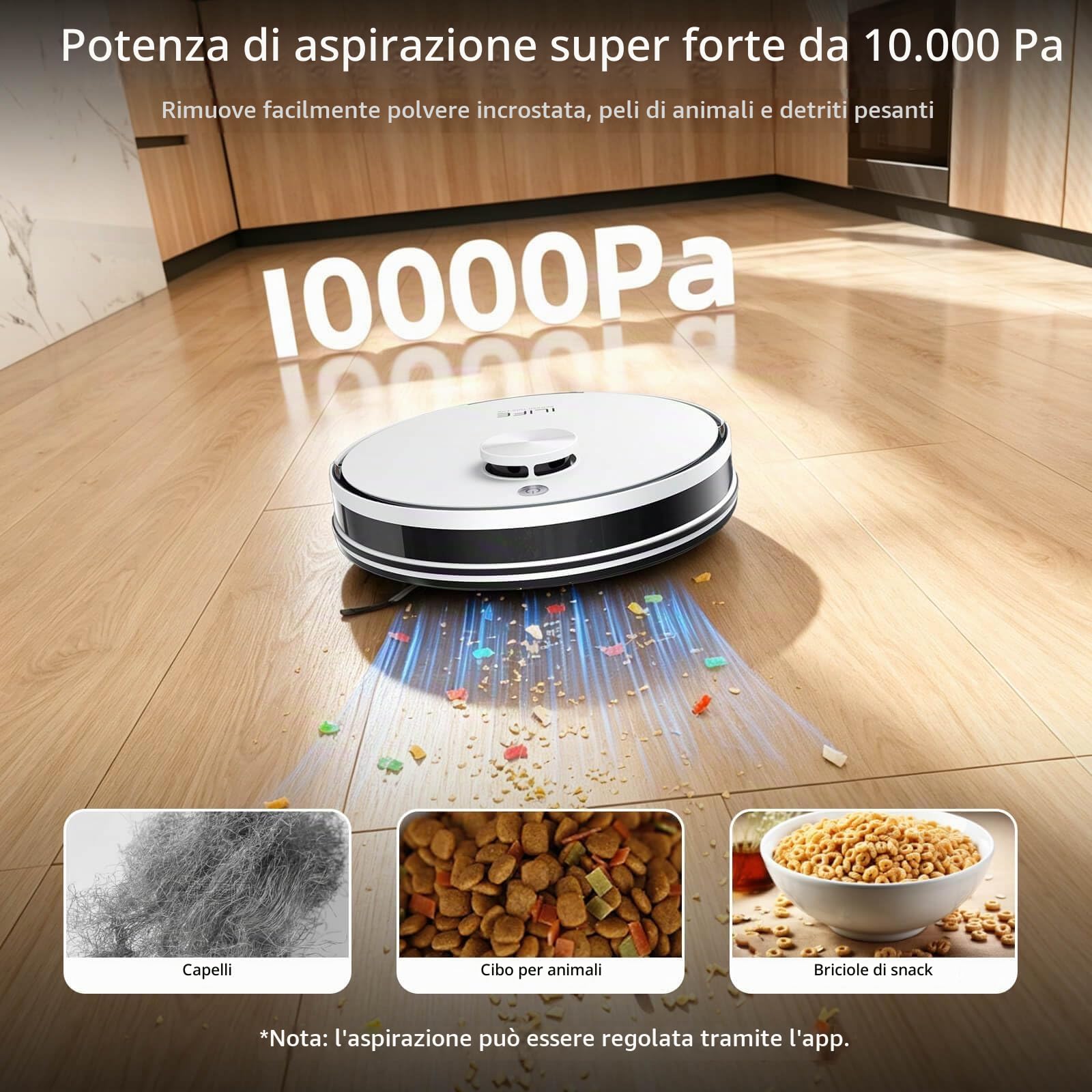 ILIFE A30 Pro Robot Aspirapolvere e Lavapavimenti, Stazione di