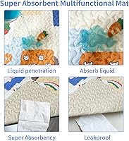 Vista 23 de Alfombrilla para corralito de perros y cachorros, almohadilla personalizada para jaula de perro [corralito no incluido], caja reutilizable