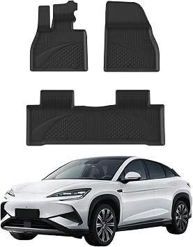 Sahler Floor Mats fits BYD Sealion 7 2024-2026 | Custom Fit Floor Liner for Cars | Premium Quality Car Mats Black | Odorless All Weather Waterproof Durable 4.5D Liner