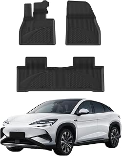 Sahler floor mats for BYD Sealion 7 2024-2026 | Perfect fitting car floor covering | black car mats | odour neutral waterproof and durable 4.5D all-weather lining