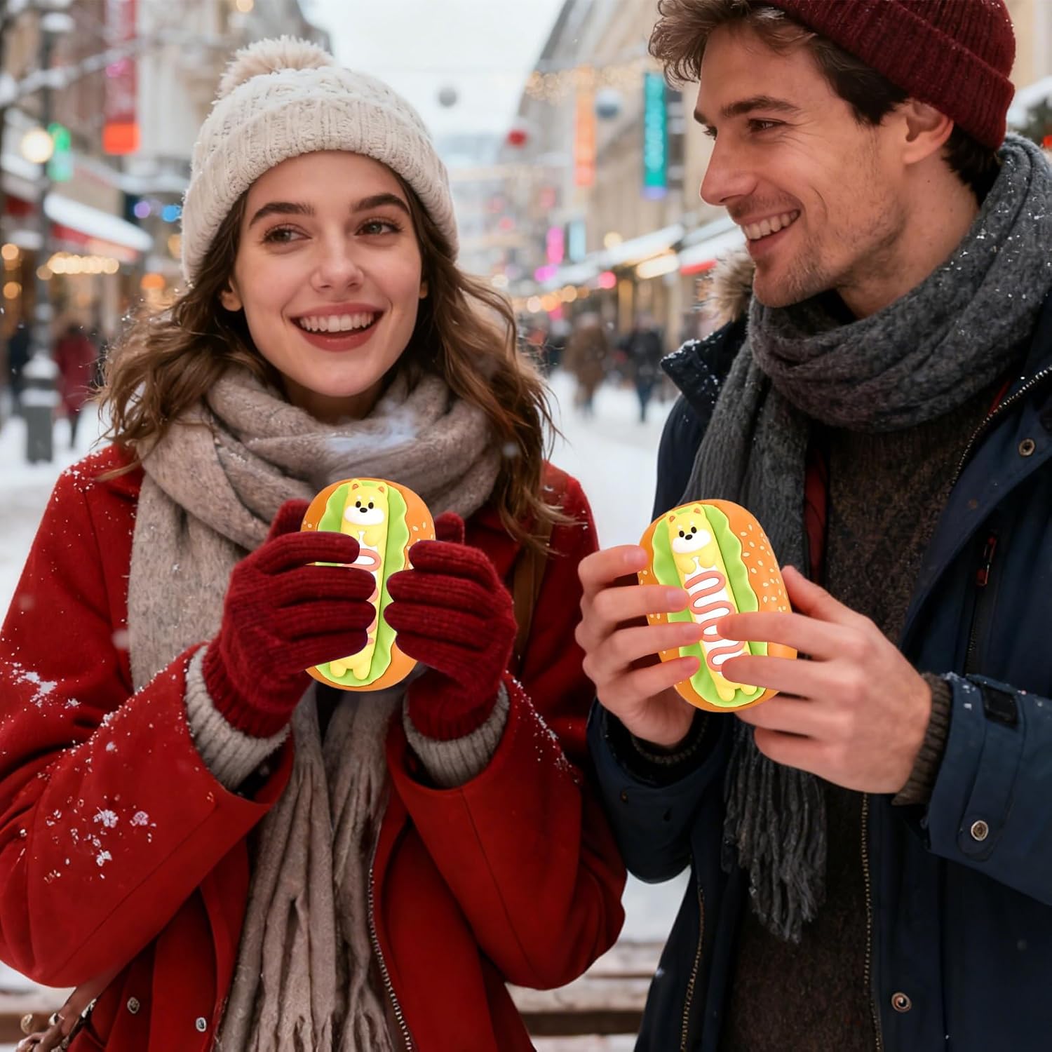 Hot Dog Hand Warmer size and dimensions