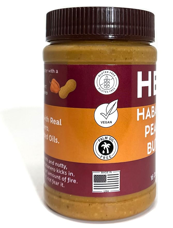 Mantequilla de Maní Habanero Heat by crait 16 oz - Vegano, Sin Gluten miniatura 4