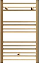 facula - Golden Ocean Water Towel Rail Radiator 803x500mm | (NOT Electric) | 3 Brackets + Bleeder | 3x1/2 Connections