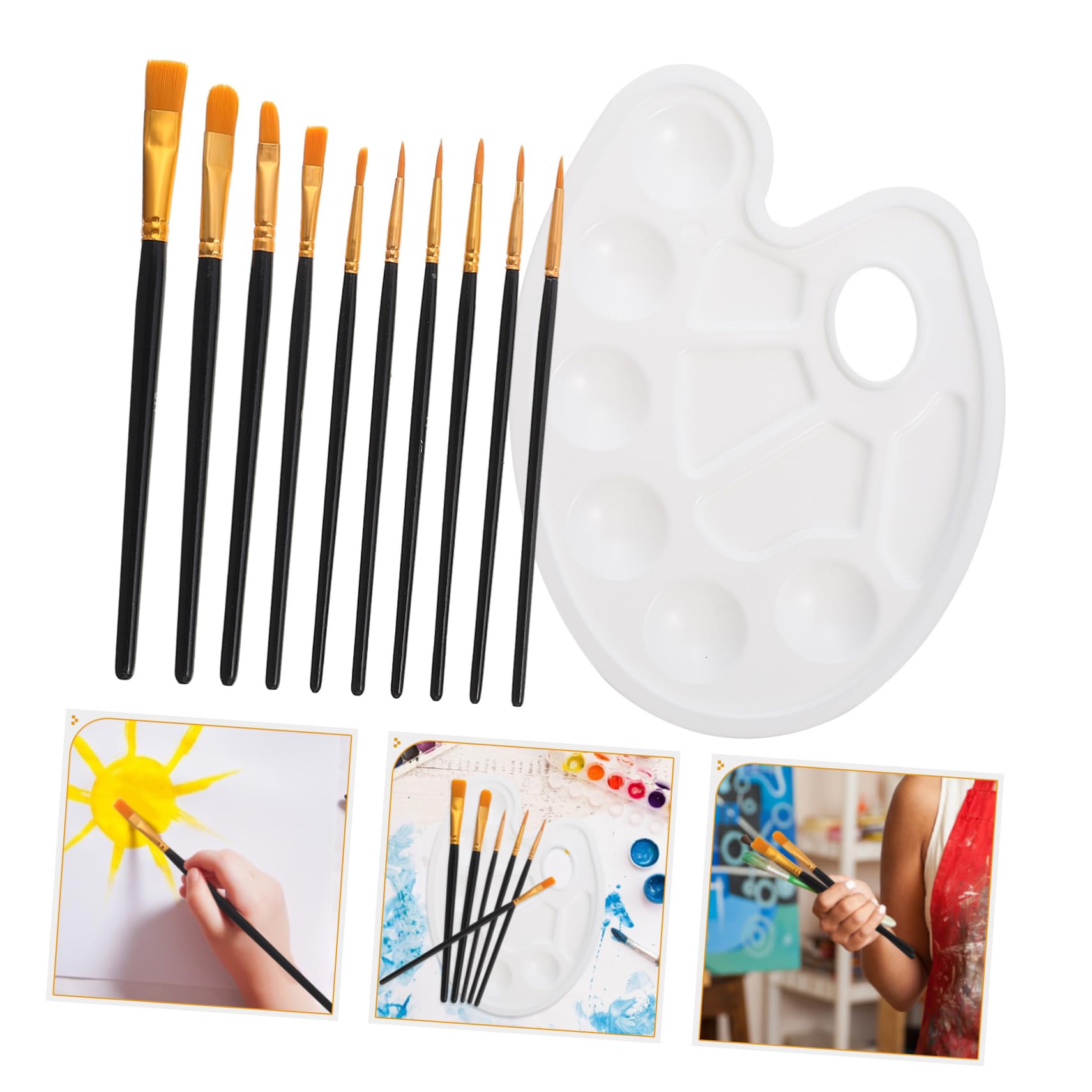 Brocha Pintura Pared Set De Pinceles Para Pintar Paredes