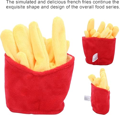 Miniatura 3 de GLOGLOW Juguetes chirriantes para masticar para perros, juguete realista de peluche con sonido arrugado para perros pequeños y medianos, dentición