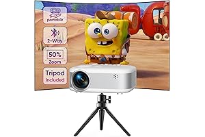 PANSEBA Mini Projector: Elevate Your Viewing Experience with Crystal-Clear 1080P HD Projection