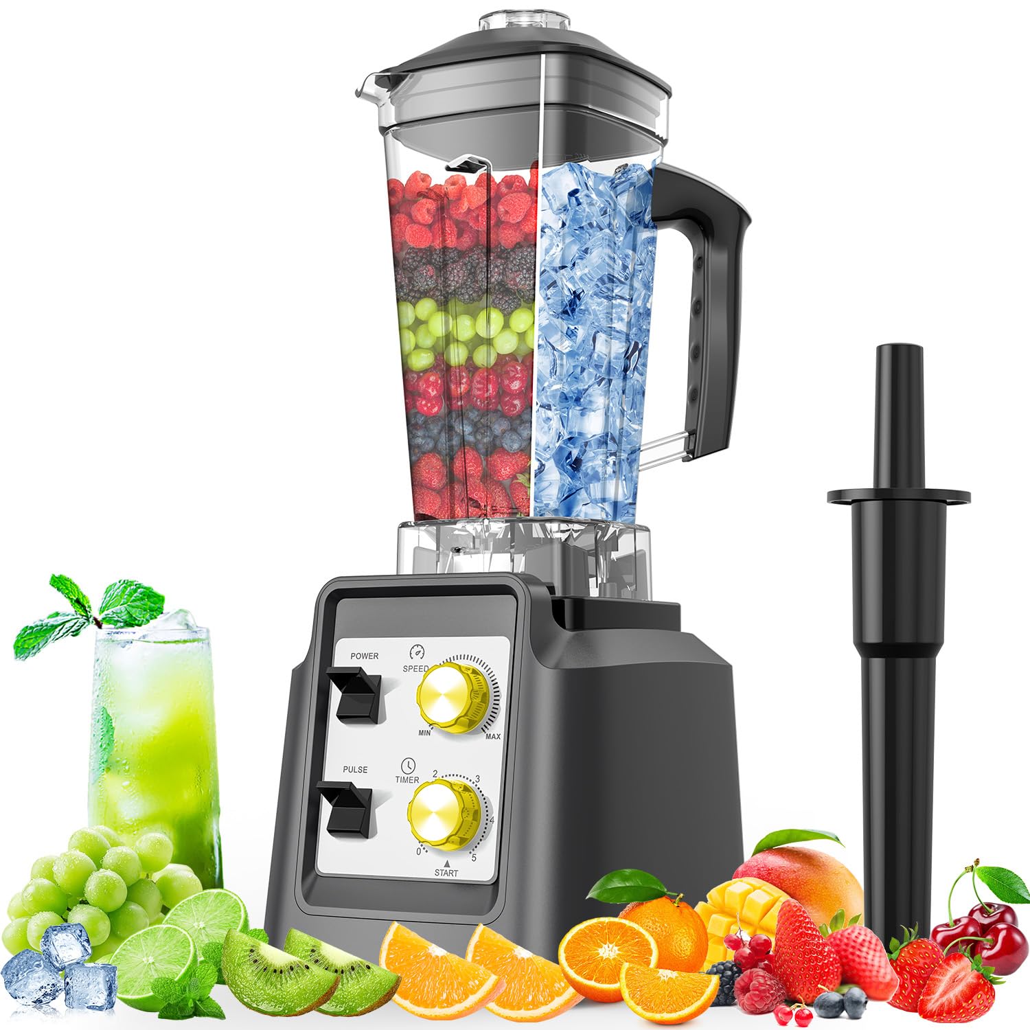 PSIIDAN Blender with Grinder