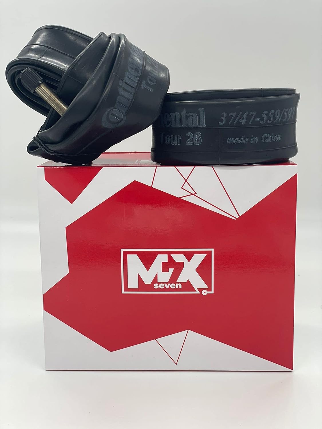 MX Seven Continental Bicycle Inner Tubes Exclusive Pack of 02 by MxSeven Sports