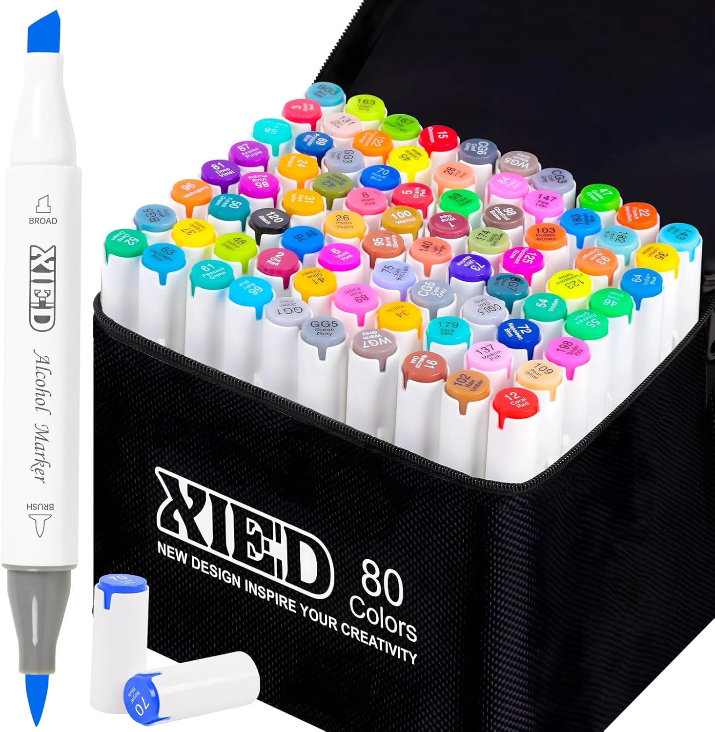 アルコールマーカーセット 80色