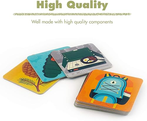 Miniatura 4 de Ravensburger Juego de Memoria Gran Aventura al Aire Libre  Juego de Emparejamiento de Campamento Divertido y Rápido  Ideal para Niños y Niñas,