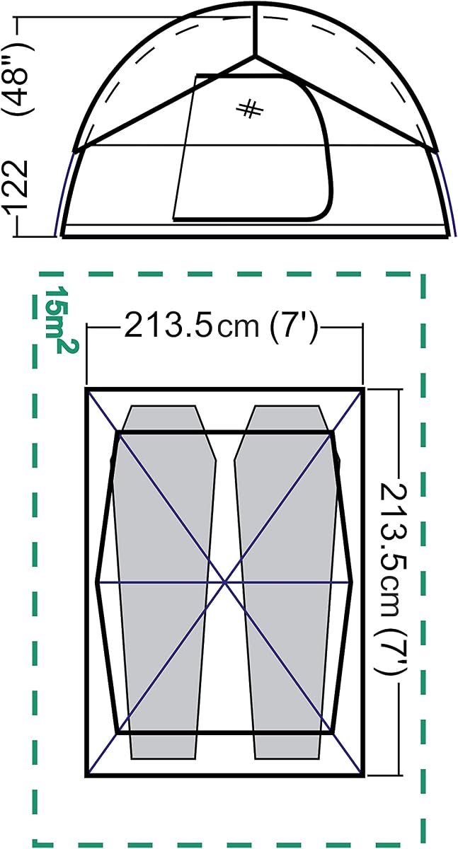 Coleman Sundome Camping Tent view 4