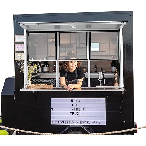 VEVOR Concession Window For Food Truck 60"x36", with Vertical Lifting Small Sliding Windows & Awning Door & Drag Hook, Playhouse Window, Chicken Coop Window, Shed Window, Up to 85 Degrees Window