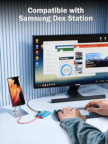 Miniatura 5 de Lemorele Tarjeta de captura de video USB 3.0 con salida HDMI, transmisión en vivo y grabación de 1080P 60Hz, carga PD de 100 W, Plug & Play para