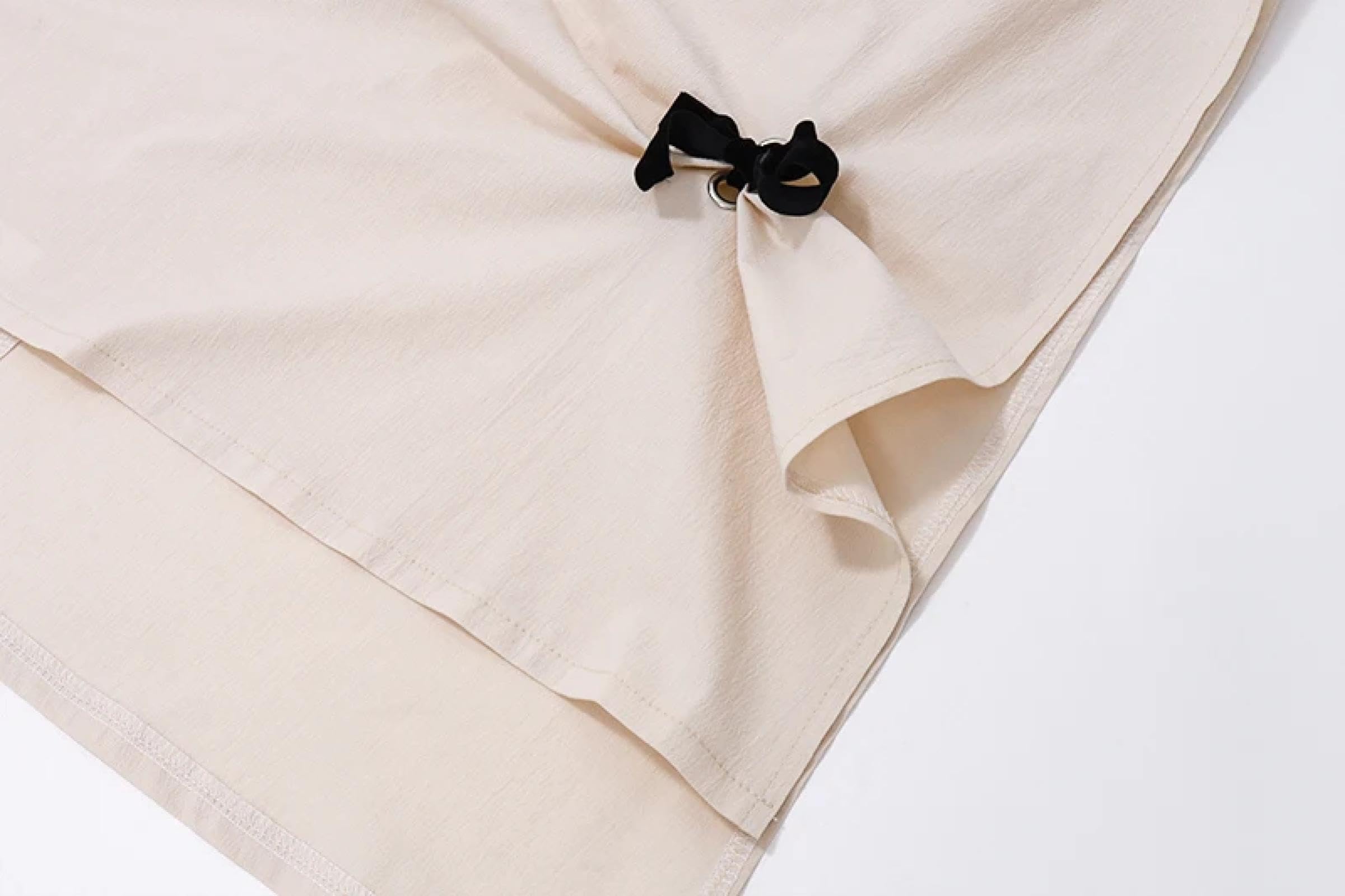 Falda Mujer Larga Cintura Alta Elástica Plisada Skirt Faldas Largas con Lazo, Informales, De Cintura Alta Y con Cremallera En La Espalda