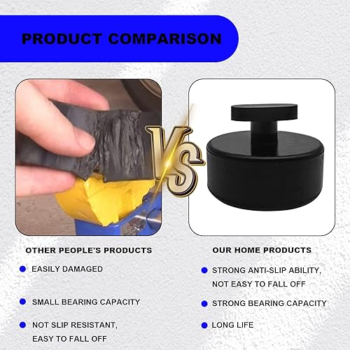 Miniatura 3 de 4 almohadillas de elevación para gato compatibles con Chevrolet Corvette C5 C6 C7, adaptador de punto de elevación de goma, accesorios para