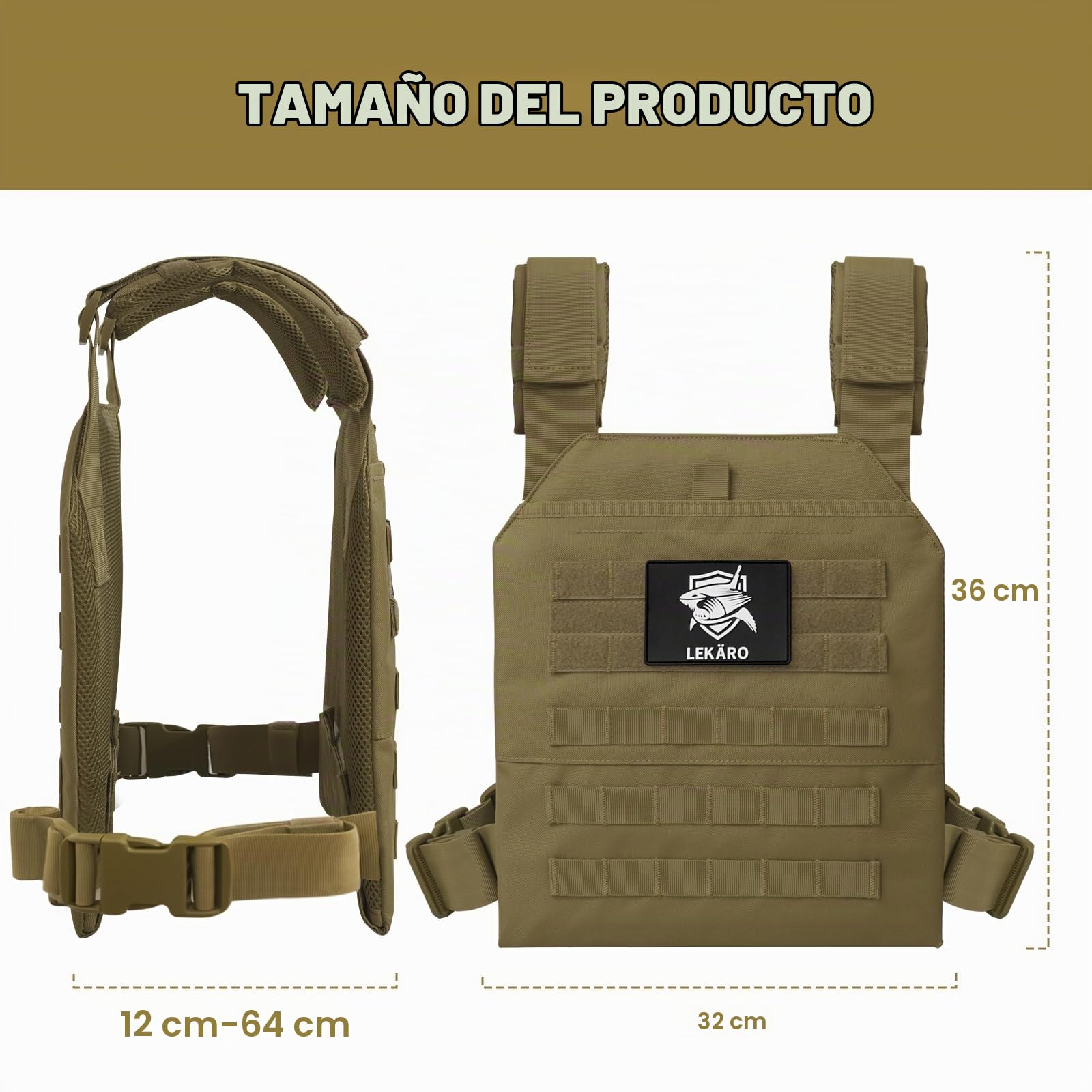Chaleco con peso ajustable, chalecos de peso táctico para hombres y mujeres, chaleco de peso corporal para entrenamiento de fuerza y resistencia, fitness, correr, WODs (placas de chaleco de peso no