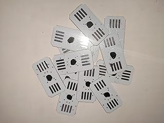 Generic 12-Pack Rigid White Link Connector for Nanoleaf Aurora Light Panels (NC04-0002), Minimalist Style
