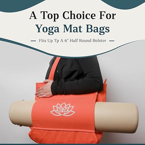 Miniatura 6 de Hygge Beaute Bolsa de yoga para mujer con esterilla de yoga para esterilla de yoga para alfombrillas pequeñas o medianas (17 x 13.75 x 5 pulgadas),