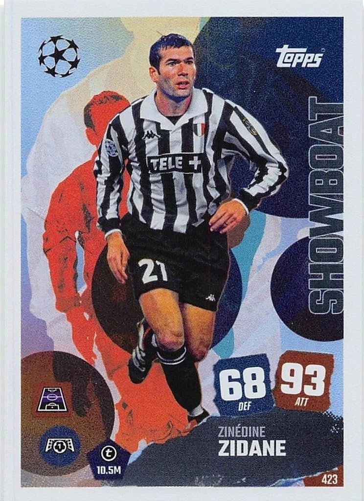 Amazon.com: Match Attax 2025 2026 Zinedine Zidane Showboat Trading