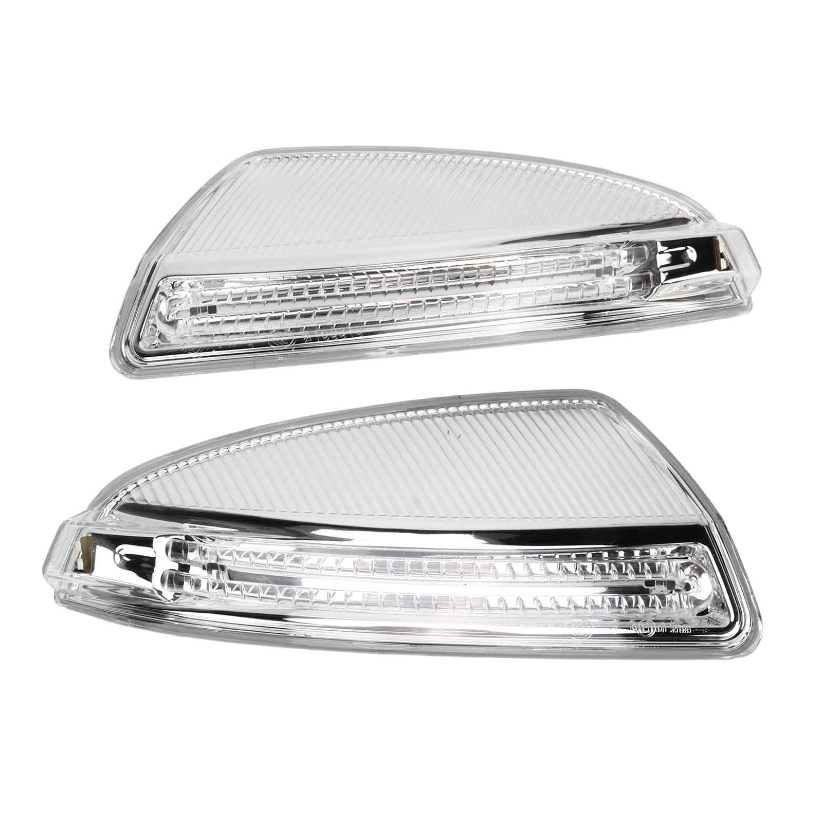 TeamSky Side Mirror Turn Signal Light, 1 Pair Car Turn Signal Ligts 2048200821 High Visibility Replacement For Mercedes?Benz ML Class W164 ML300 ML500 ML550 (A pair of 2048200721+2048200821)