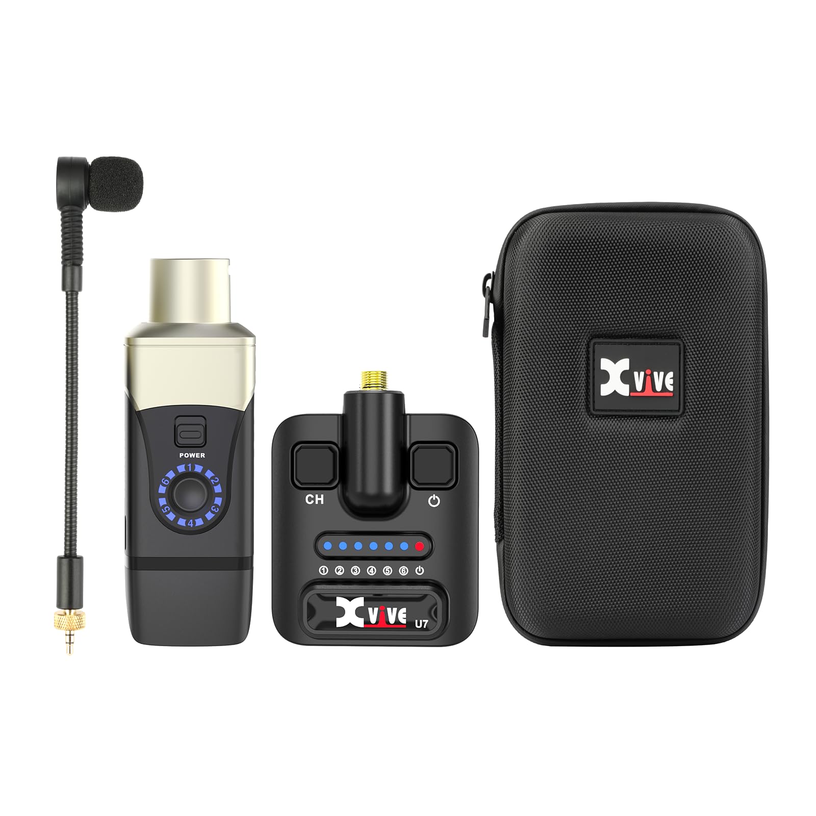 Xvive U8 Acoustic Guitar Wireless System with 2.4GHz Transmitter