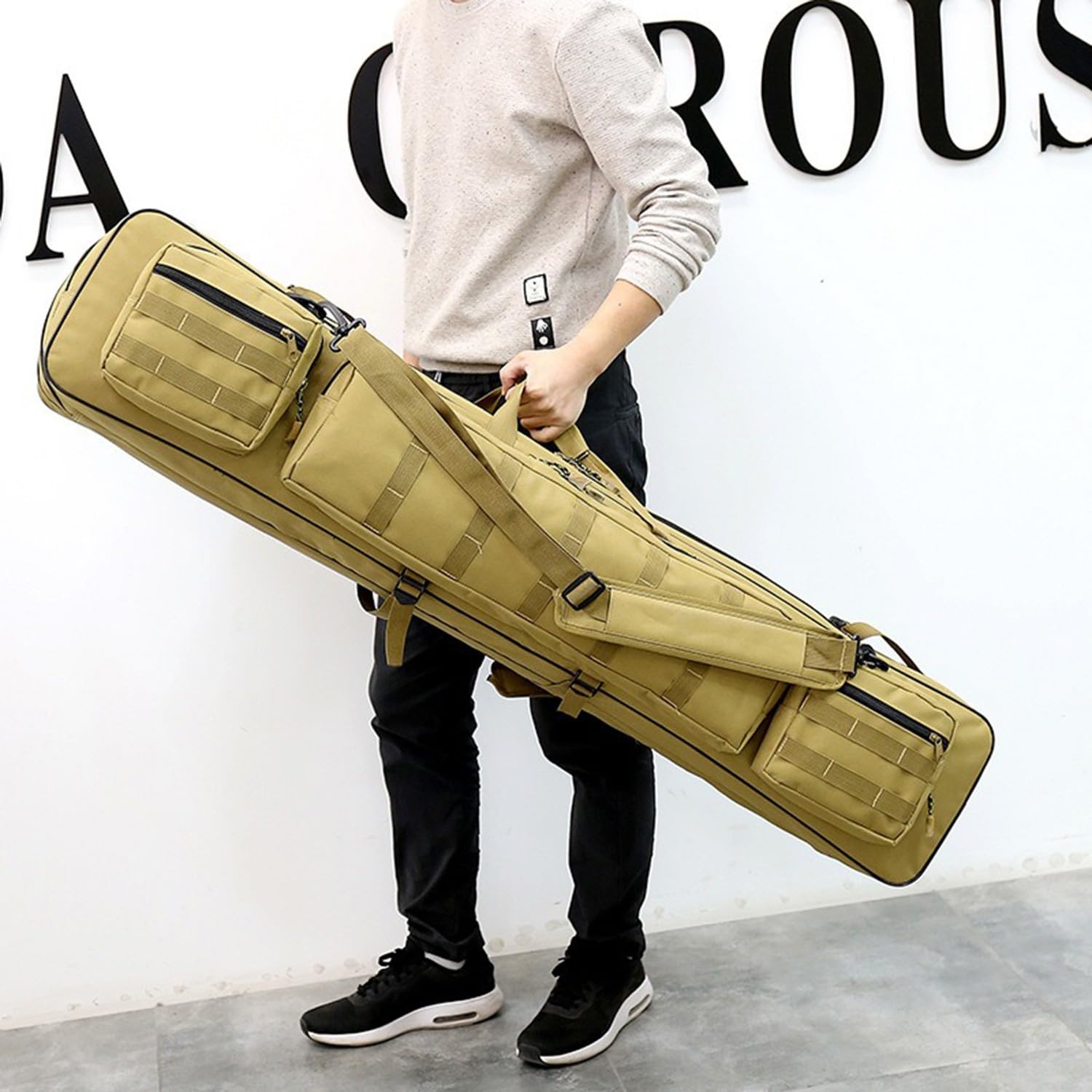 Bolsa de Transporte para Pistola, Bolsas para Rifle para Campo de Tiro, Bolsa Larga para Pistola, Mochila para Rifle táctico, Bolsa para Rifle Deportivo A,120cm
