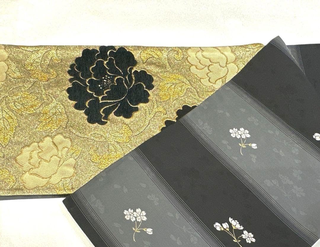 京都　織善　松田織物　日本製　振り袖袋帯　未仕立て 京都 織善 松田織物 日本製 振り袖袋帯 未仕立て