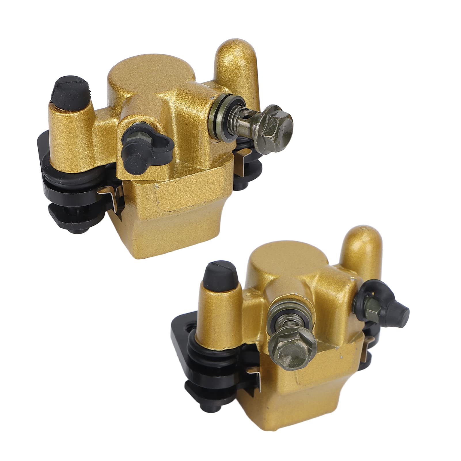 2 pezzi di pinza freno a disco idraulico di ricambio per ATV cinesi da 50 –125, quad e go-kart; pinza freno in lega, ad alta durezza e resistente all’usura.