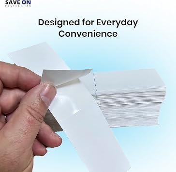 Pitney Bowes 625-0 Compatible Postage Meter Tape Strips, 300 Per Box, 7 x 1-3/4 in Perforated Double Postage Meter Labels, White Adhesive Paper for SendPro C Auto, DM300 & DM400 Series