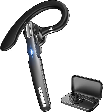 Amazon Co Jp Anpoow Bluetoothヘッドセット Bluetoothイヤホン ワイヤレスイヤホン 10時間連続使用 ミュート Siri機能搭載 ハンズフリー通話 マイク内蔵 耳掛け型 ビジネスヘッドセット Cvc8 0ノイズキャンセリング 片耳ヘッドセット 左右耳兼用 高音質 マイクブーム長