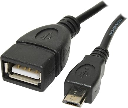 Afunta - Cable con conector Micro USB OTG y adaptador para tarjeta SD T-Flash para Samsung GT-i9100 i9100 Galaxy S II 2 GT-N7000 Galaxy Note