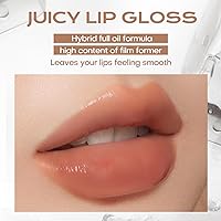 Vista 4 de Mistine Brillo de Labios Aceite de Labios Lip Plumper Brillo de Labios con Tinte No Pegajoso para Mujeres Infundido con 1% Péptido Acabado Tinte