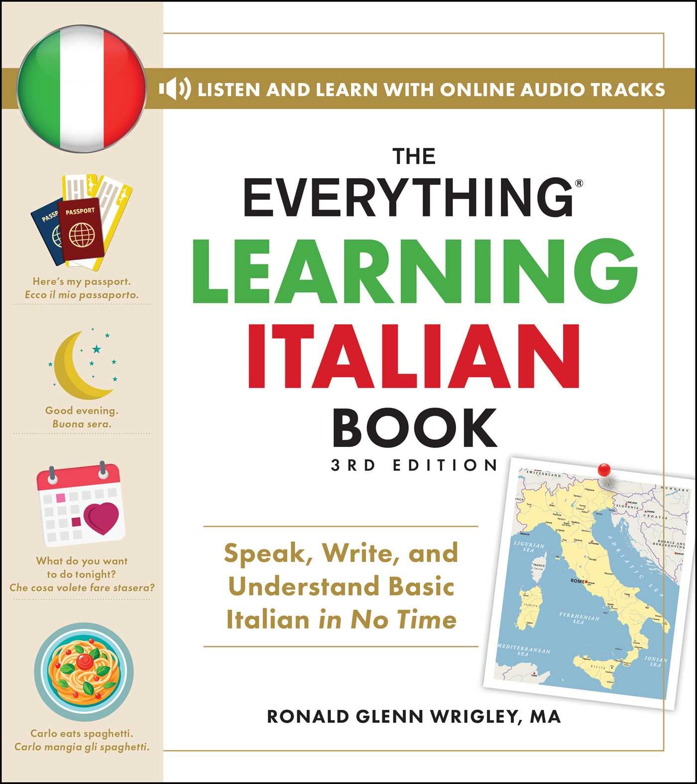 The Everything | Learning Italian Book | Updated edition with online audio