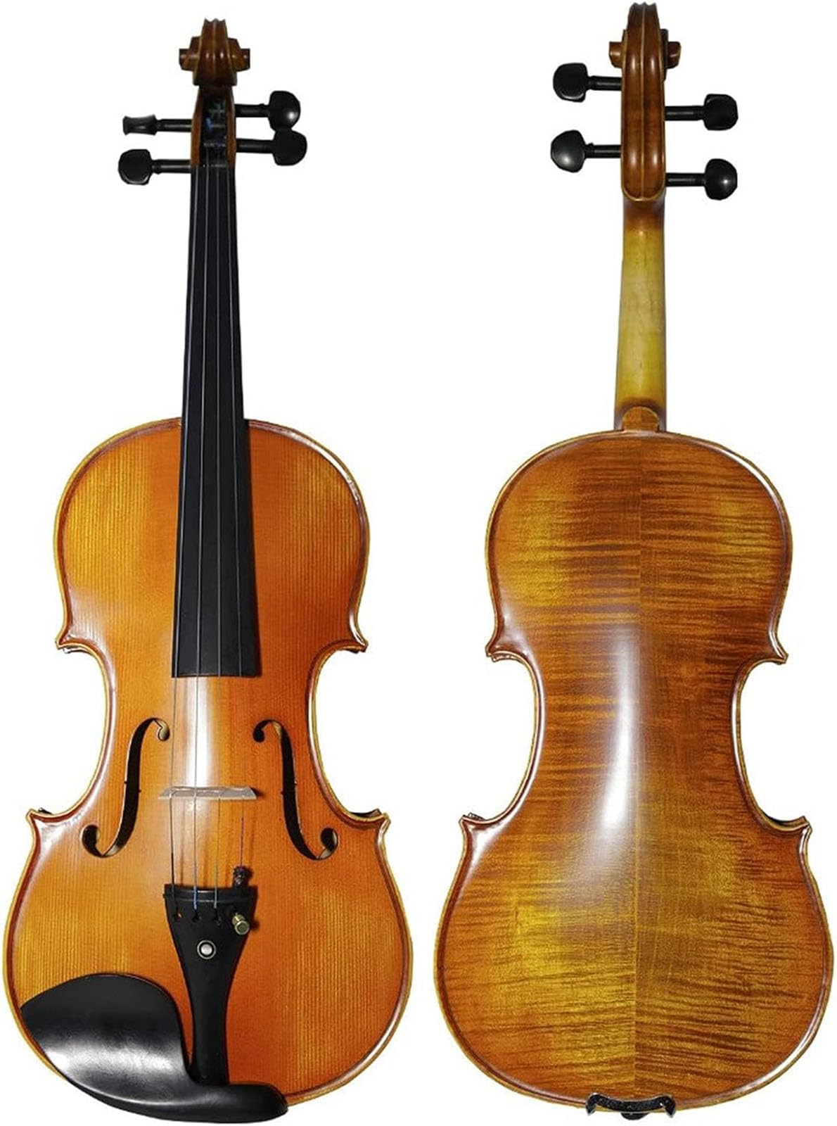 Violín para adultos, violín mate 4/4, raya Natural, arce, maestro artesanal, violín profesional antiguo, instrumento Musical + colofonia de arco,4/4