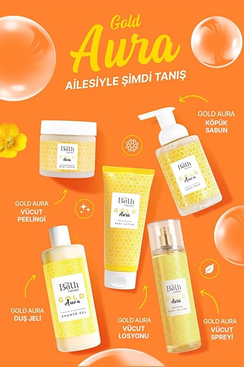 The Bath Factory Gold Aura Vücut Spreyi 200 ML