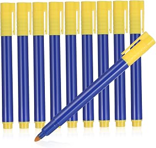 10 Pcs Detector Pen Detector Pen Banknote Detector Cash Pens Fake Detector Tester Checker Pen Currency Marker Pen Checker Pen Blue Pp