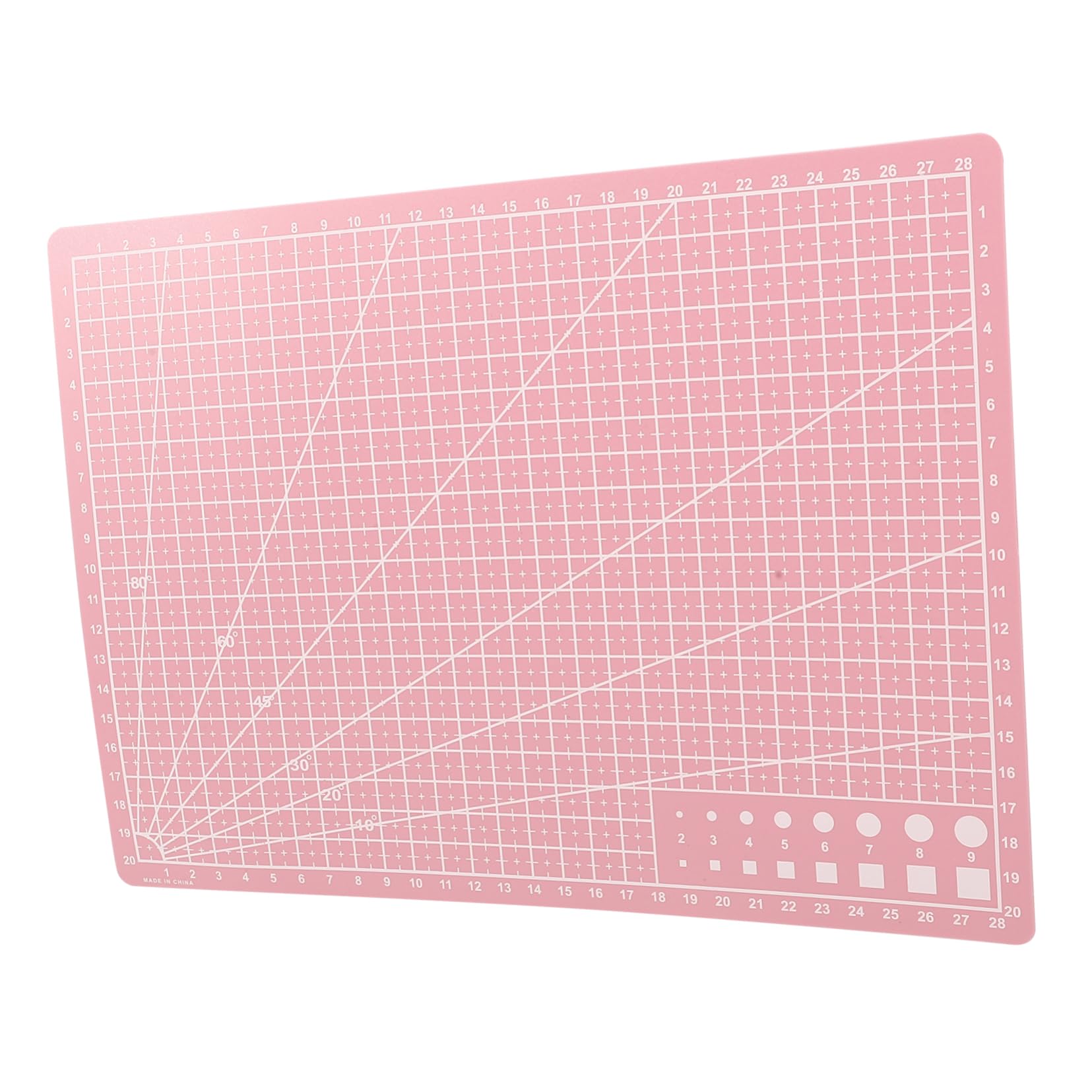 NUOBESTY Cutting Backing Cutting Board for Sewing Crafts Rotary A4 Cutting Board Cutting Mat for Scrapbooking Engraving Art Mat Double-Sided Cutting Pads Rotary Cutting Mats Pink Pp