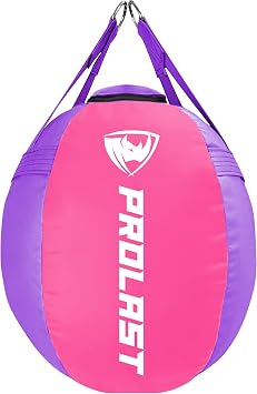 Wrecking Ball Heavy Boxing Punching Bag for Women, Hook and Uppercut, Body Snatcher, MMA, Muay Thai, Strength Training Equipment