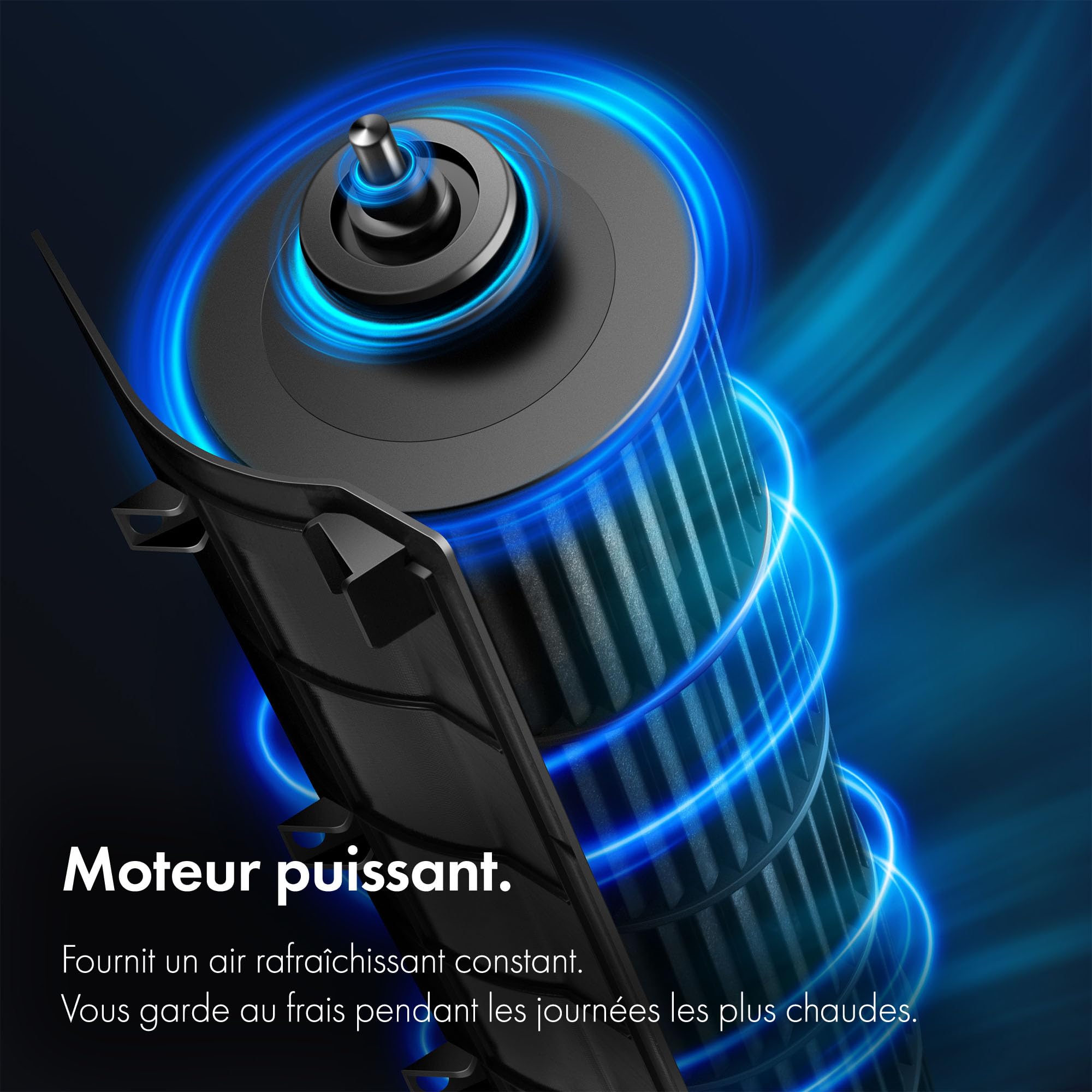 VonHaus Ventilateur tour silencieux avec télécommande 87 cm Noir, Ventilateur Colonne Oscillation à 70 °, Ventilateur avec Mode Nuit, 3 Vitesses de Brise – Pour Chambre, Pièces Familiales