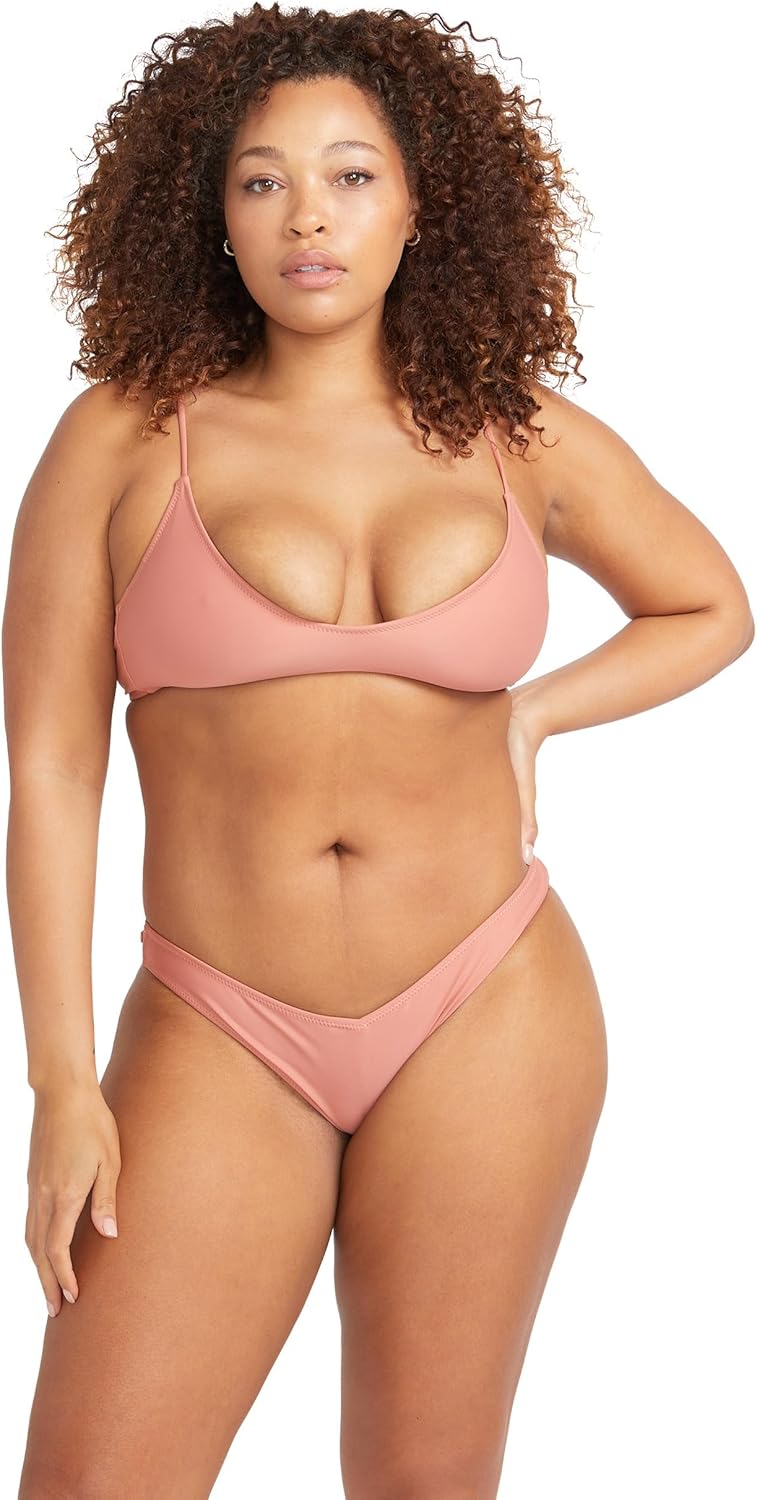 Volcom Simply Seamless Triangle Bikini Top Swimwear - Image 4